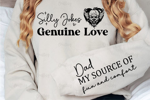 Silly jokes genuine love Sleeve SVG Design SVG Designangry 