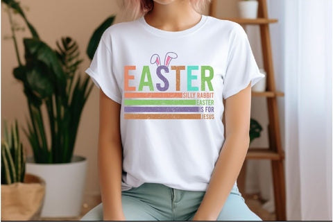 Silly Rabbit Easter Is For Jesus Shirt, Easter Shirt, Christian Easter Shirt,Jesus Shirt,Easter Bunny Shirt,Religion Shirt,Easter Family Tee SVG BB Type Studios 