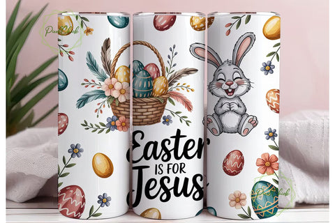 Silly Rabbit Easter Tumbler Wrap Sublimation PixelChick 