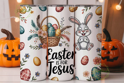 Silly Rabbit Easter Tumbler Wrap Sublimation PixelChick 