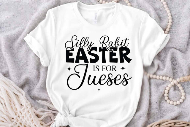 Silly rabit Easter is for Jesus SVG PNG, Easter Quote Design SVG FiveStarCrafting 