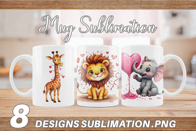 Silly Safari Mug Wrap Sublimation artnoy 