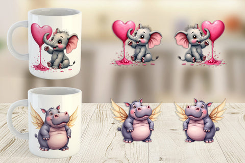 Silly Safari Mug Wrap Sublimation artnoy 