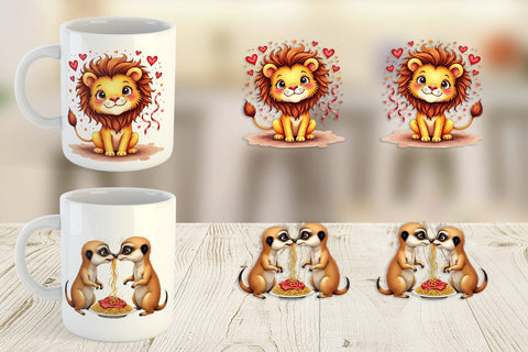 Silly Safari Mug Wrap Sublimation artnoy 