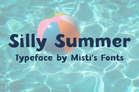 Silly Summer Font Misti's Fonts 