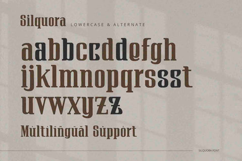 Silquora - Serif Font Font Alpaprana Studio 