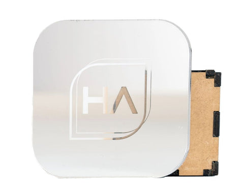 Silver and Black Acrylic Team Bundle | 6 1/8" 12 x 19 Sheets Physical Houston Acrylic 