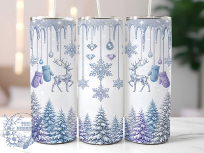 Silver Blue Winter 20oz Tumbler, Silver Blue Winter, Blue Winter Tumbler, Silver Winter PNG, Winter Tumbler PNG, Silver Blue Tumbler, Winter Tumbler Wrap, 20oz Tumbler Wrap Sublimation ToriDesigns 