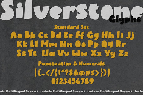 Silverstone | Display Font Font Fadeline Std. 