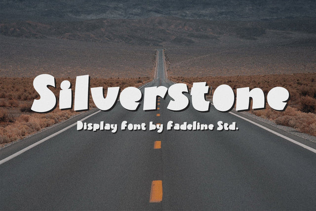 Silverstone | Display Font Font Fadeline Std. 