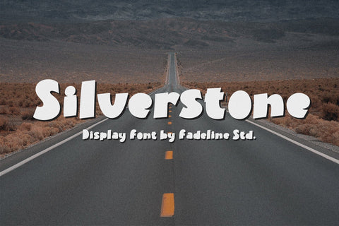 Silverstone | Display Font Font Fadeline Std. 