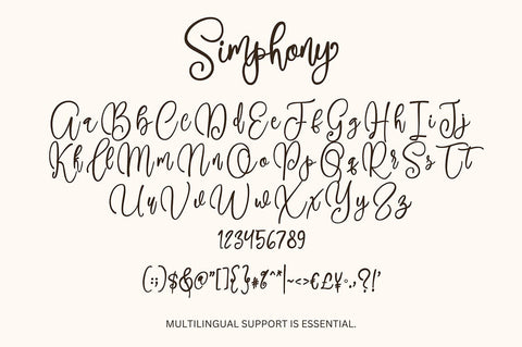Simphony Font gatype 