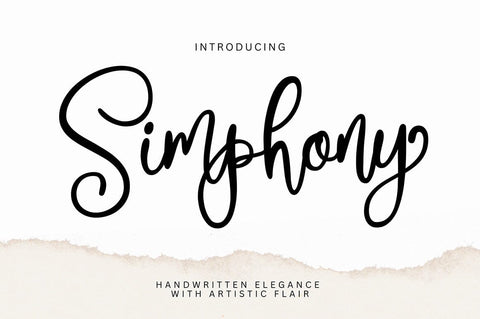 Simphony Font gatype 