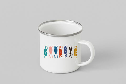 Simple Bubble Stacked Font Dm Letter Studio 