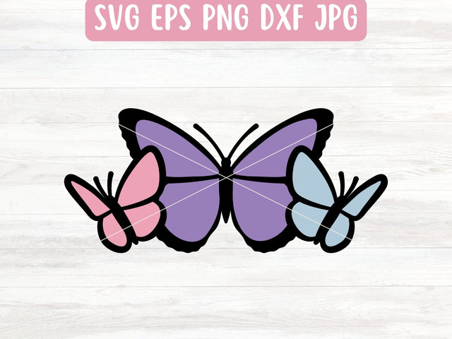 Simple Butterfly SVG File for Cricut or Silhouette SVG Apple Grove Designs 