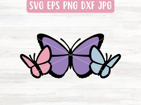 Simple Butterfly SVG File for Cricut or Silhouette SVG Apple Grove Designs 