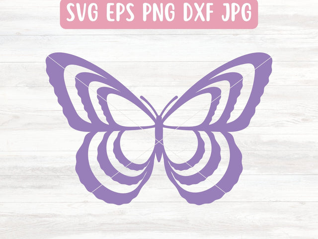 Simple Butterfly SVG File for Cricut or Silhouette SVG Apple Grove Designs 