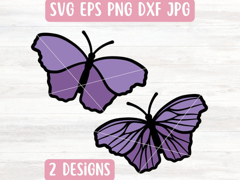 Simple Butterfly SVG File for Cricut or Silhouette SVG Apple Grove Designs 