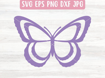 Simple Butterfly SVG File for Cricut or Silhouette SVG Apple Grove Designs 