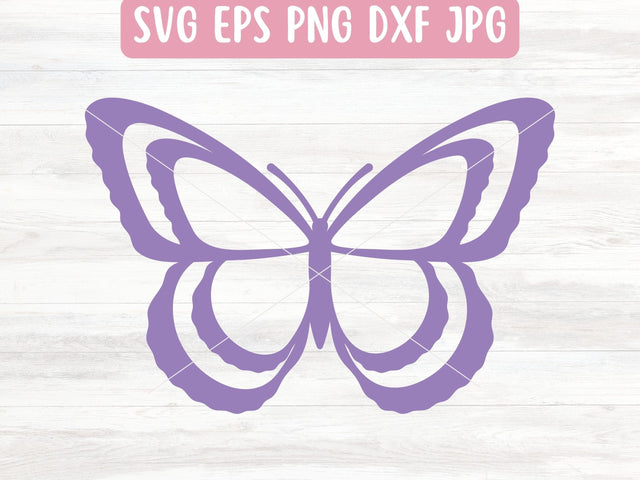 Simple Butterfly SVG File for Cricut or Silhouette SVG Apple Grove Designs 