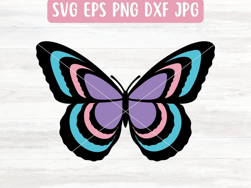 Simple Butterfly SVG File for Cricut or Silhouette SVG Apple Grove Designs 
