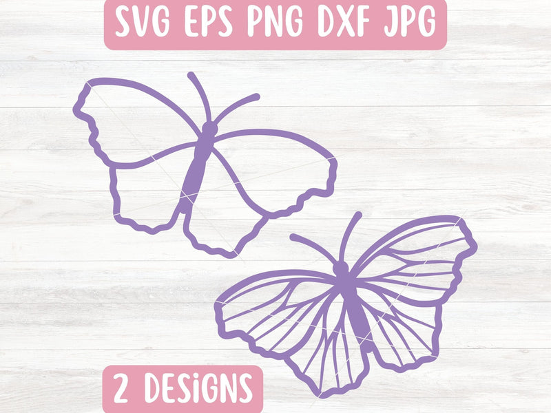 Simple Butterfly SVG Files for Cricut or Silhouette SVG Apple Grove Designs 