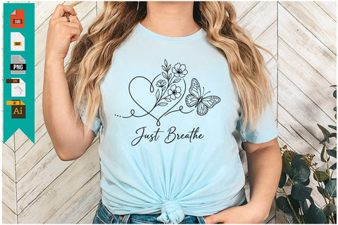Simple Butterfly T-Shirt Design SVG Craftlabsvg24 