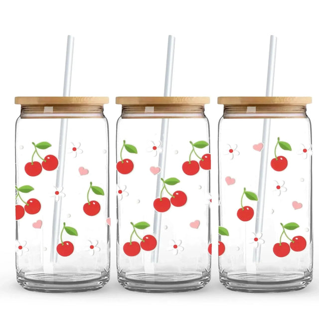 Simple Cherries 9.7 x 4.3 UV Wrap (Cup NOT Included) Physical DIY Craft Warehouse 