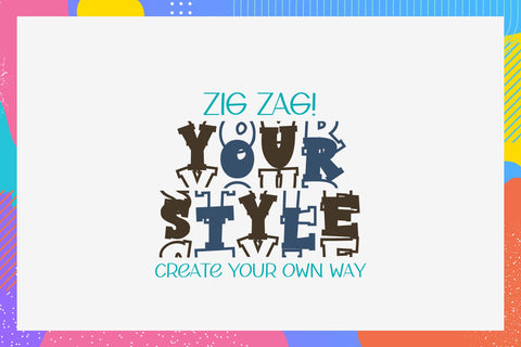 Simple College Font Dm Letter Studio 