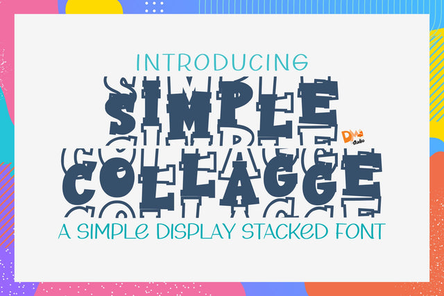 Simple College Font Dm Letter Studio 