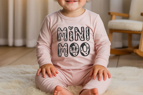 Simple Cow Font | Cute Cow Font with Farm Animals Font TonisArtStudio 