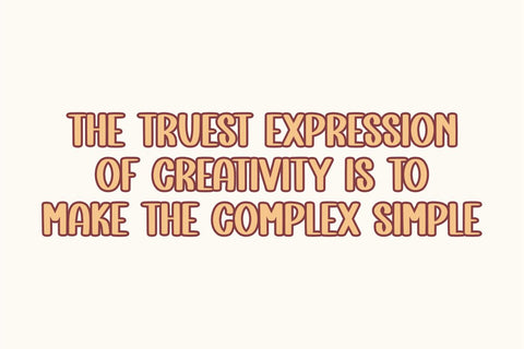 Simple Creative - Cute Display Font Font Masyafi Studio 