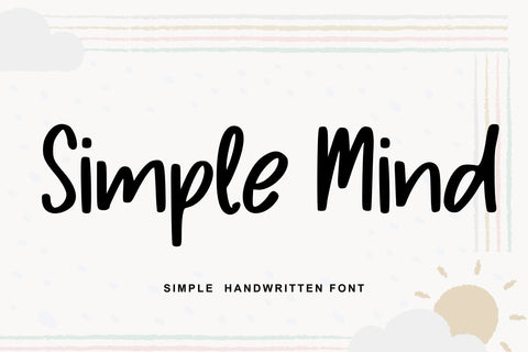 Simple Mind Font Abo Daniel Studio 