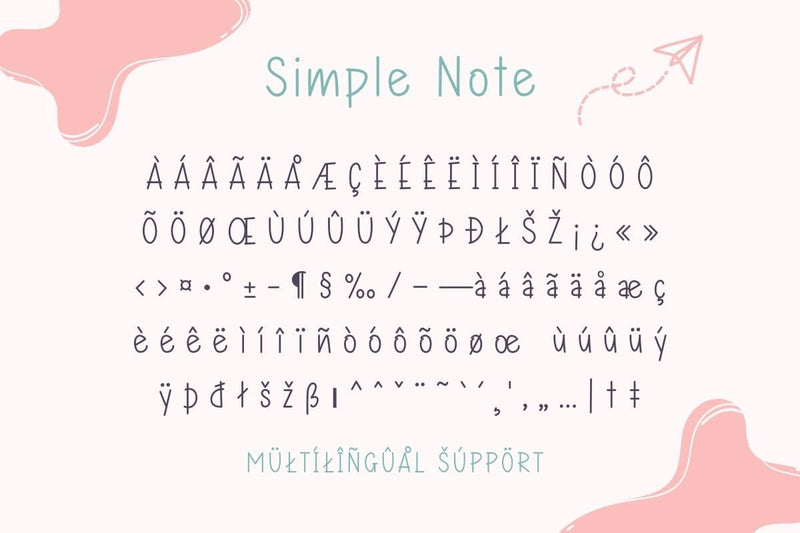 Simple Note - Handwritten Font - So Fontsy