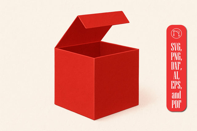 Simple Paper Box SVG Cut File SVG MD JOYNAL ABDIN 