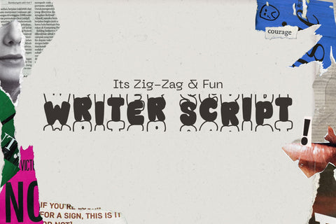 Simple Retro Font Dm Letter Studio 