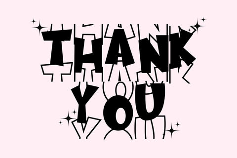 Simple Stacked Font Dm Letter Studio 