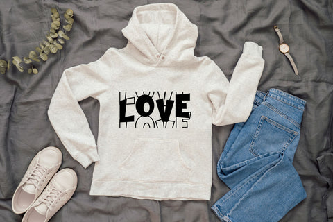 Simple Stacked Font Dm Letter Studio 