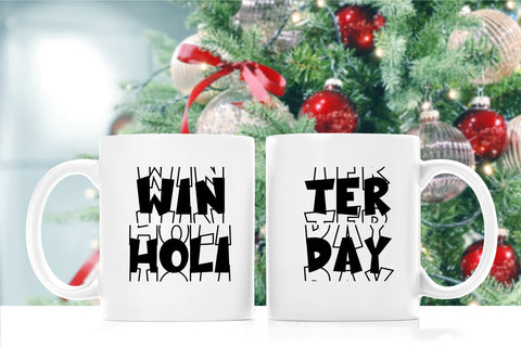 Simple Stacked Font Dm Letter Studio 