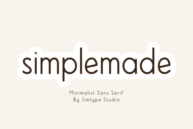 Simplemade - Sign Farmhouse Font Font Jimtype Studio 