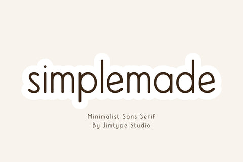 Simplemade - Sign Farmhouse Font Font Jimtype Studio 