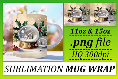 simplify your mug wrapping process! , Sublimation templates, Christmas Sublimation afrosvg 