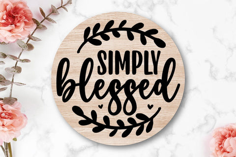 Simply blessed SVG Design SVG Designangry 