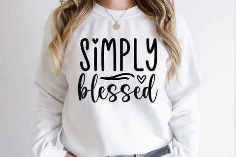 Simply blessed SVG Design SVG Designangry 