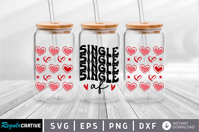Single af Can Glass Wrap svg Design SVG Regulrcrative 