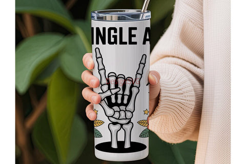 Single AF Tumbler Wrap PNG Sublimation DesignSVG 