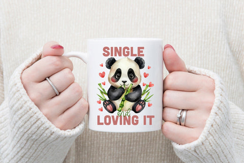 Single and Loving It, Anti Valentine Sublimation Sublimation CraftLabSVG 