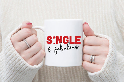 Single & Fabulous - Anti Valentine SVG SVG CraftLabSVG 