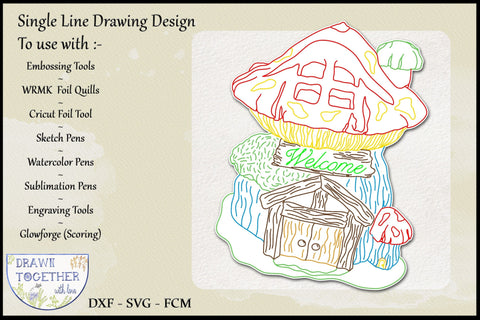 Single line Sketch | Ultimate Drawing Bundle. Sketch DESIGN DrawnTogether with love 