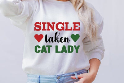 Single taken cat lady SVG Angelina750 